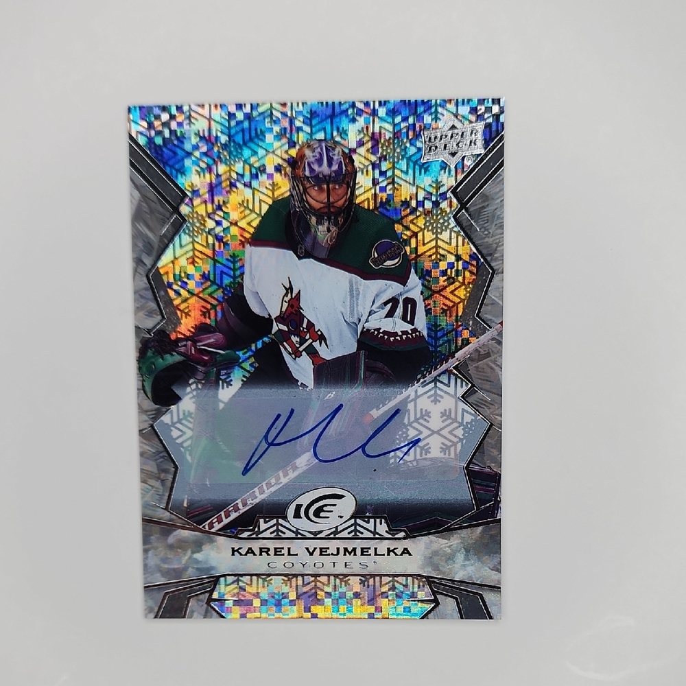 Karel Vejmelka ~ 2023 Upper Deck ~ Autograph